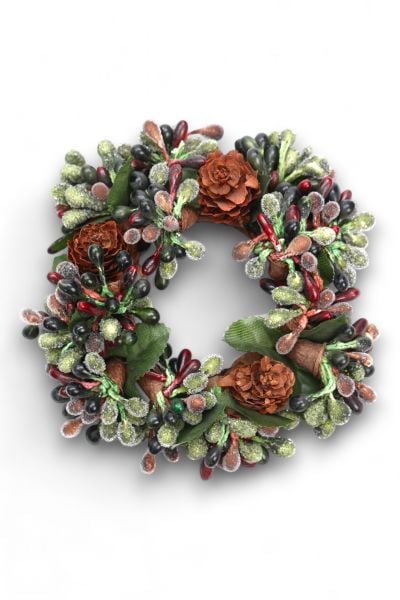 Mumluk Çelenk Handmade Deluxe Masa Süsü Dekor 13cm