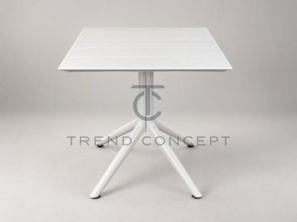 Plastik Bahçe Masası Moduline Wood 70x70 cm