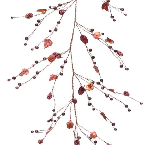 Kristal Garland Dekor 150cm Rose Gold