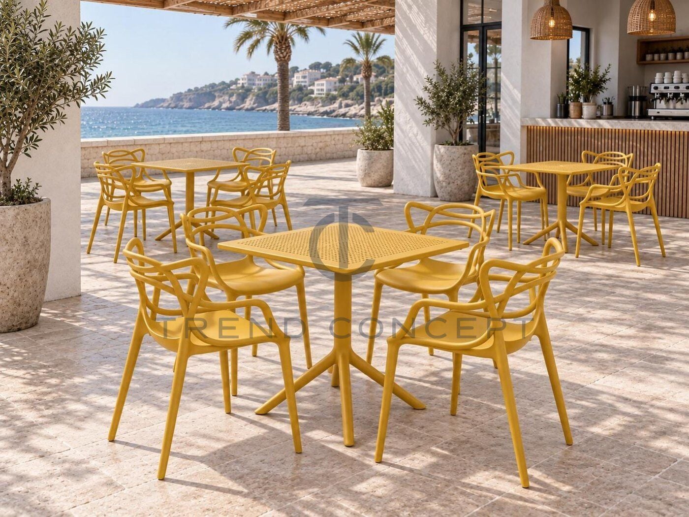 Balkon Masa Sandalye Takımı Maestro Punto 4 Kişilik