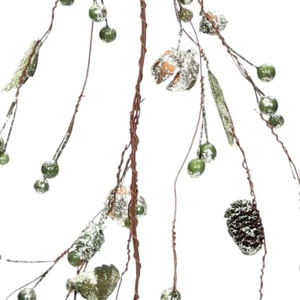 Kristal Garland Masa & Organizasyon Dekoru 150 cm - Silver Green