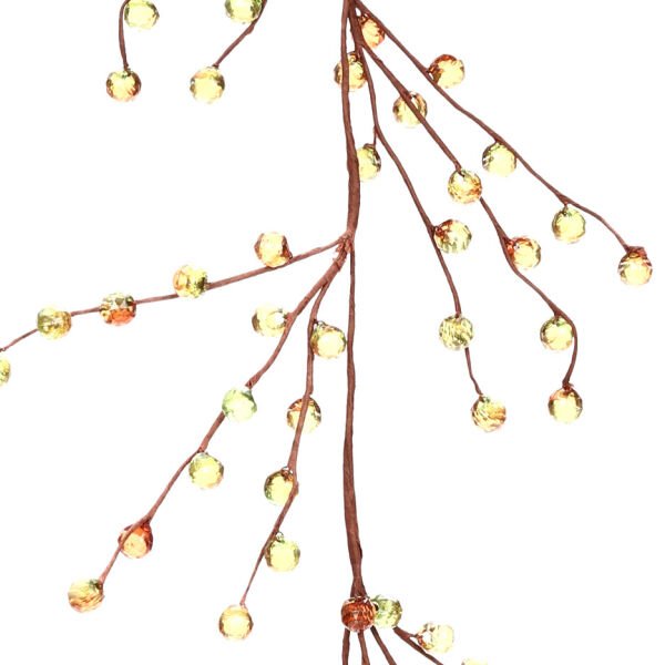 Kristal Garland Dekor 110cm Turuncu