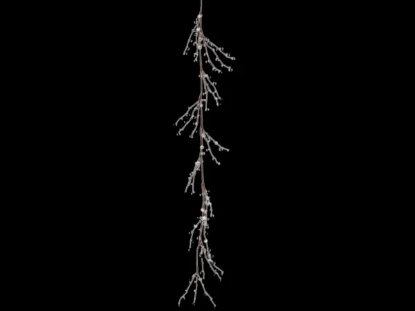 Kristal Taşlı Garland 110 cm | Düğün ve Davet Masası Süsü – Şeffaf