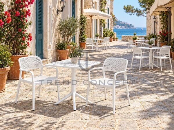 Balkon Masa Sandalye Takımı Linea Punto 2 Kişilik