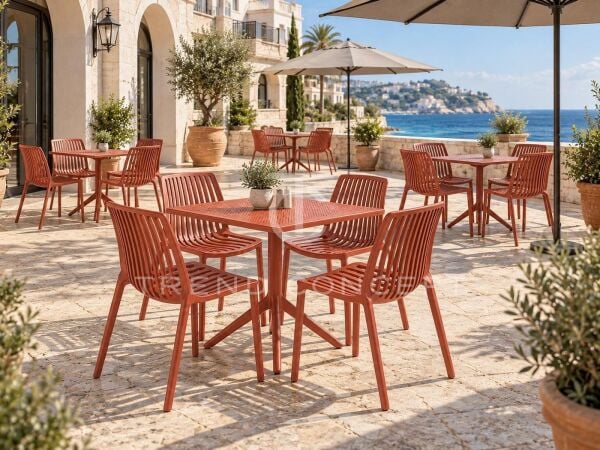 Balkon Masa Sandalye Takımı Modus Punto 4 Kişilik