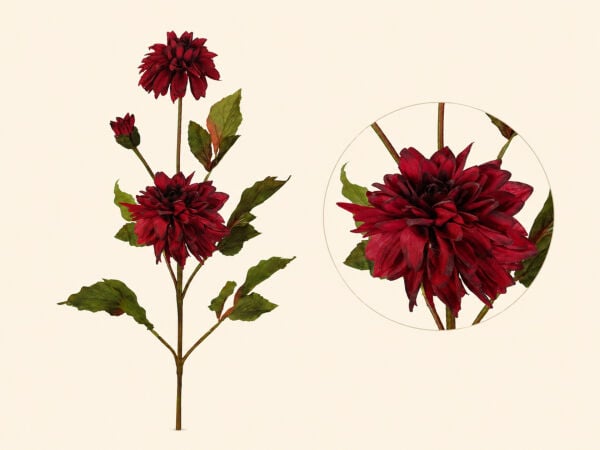 Yapay Yıldız Çiçeği 86 cm Bordo