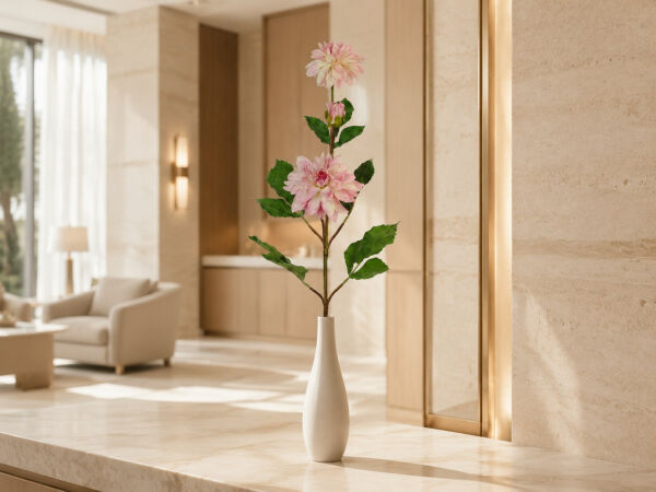 Yapay Yıldız Çiçeği 86 cm Pembe