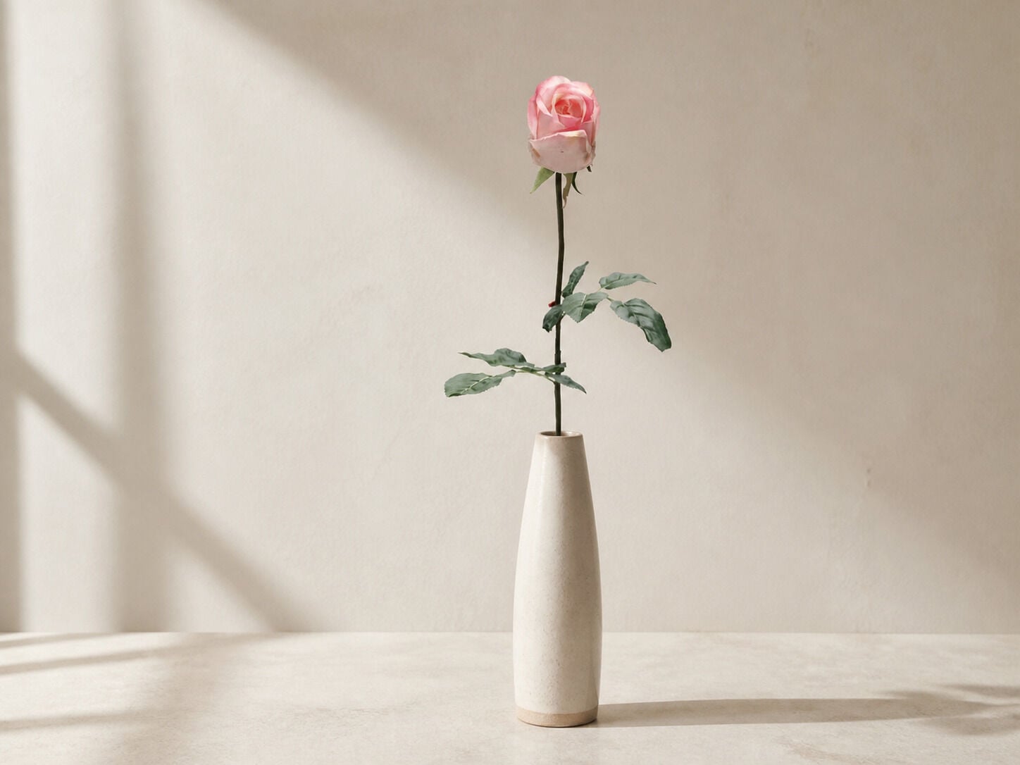 Yapay Gül Tek Dal 72 cm Pembe