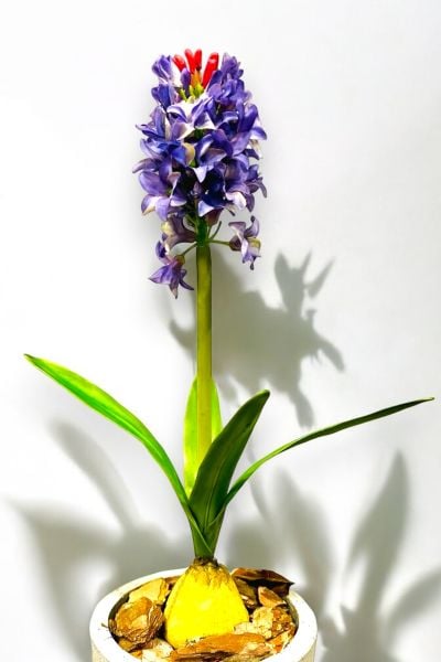Yapay Çiçek Sümbül 38cm Mor