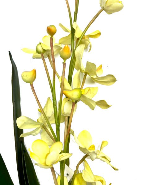 Yapay Çiçek California Orkide 112cm Sarı
