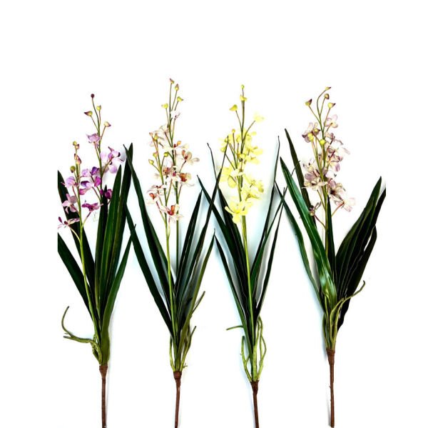 Yapay Çiçek California Orkide 112cm Krem