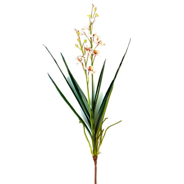 Yapay Çiçek California Orkide 112cm Krem