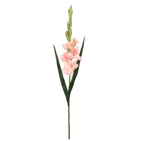 Yapay Çiçek Glayör Gladiola 110cm Açık Pembe