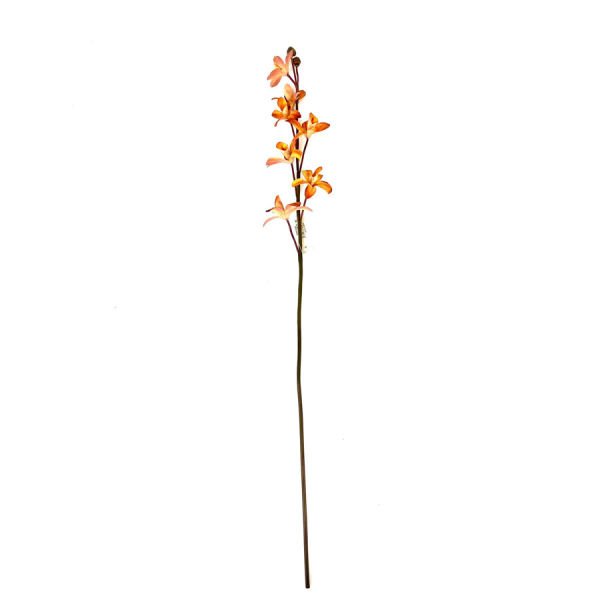 Yapay Çiçek Orkide 77cm Turuncu