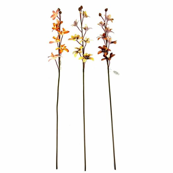 Yapay Çiçek Orkide 77cm Sarı