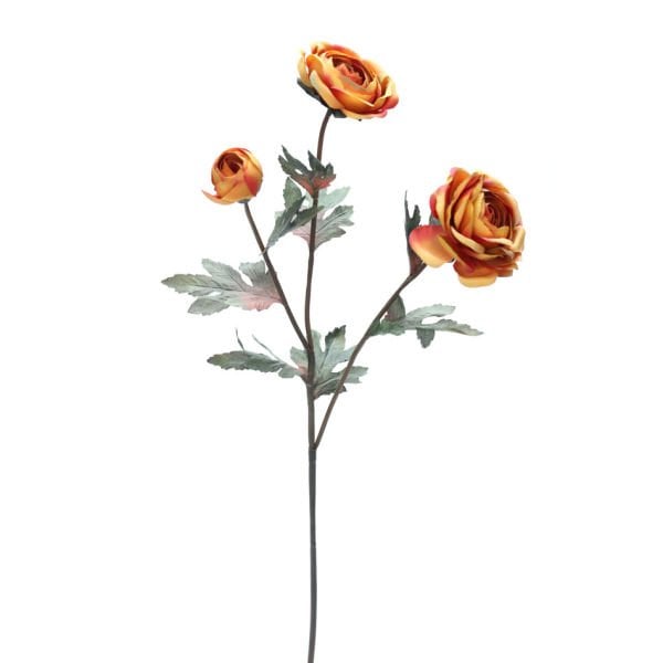 Yapay Çiçek Kamelya 76cm Turuncu