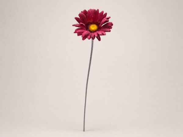 Yapay Gerbera Papatya 63 cm Mor