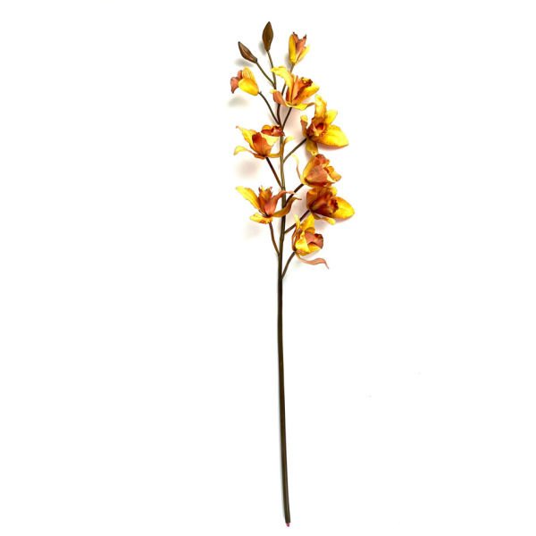 Yapay Çiçek Orkide Phalaenopsis 97cm Sarı