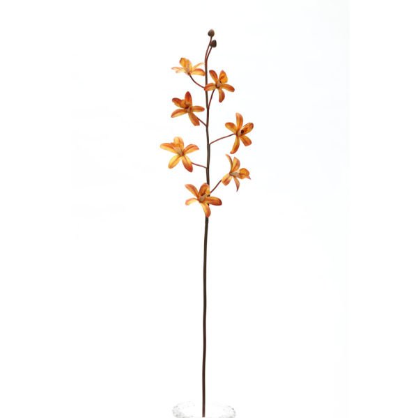 Yapay Çiçek Orkide 90cm Sarı