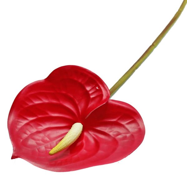 Yapay Çiçek Antoryum 60cm Kırmızı