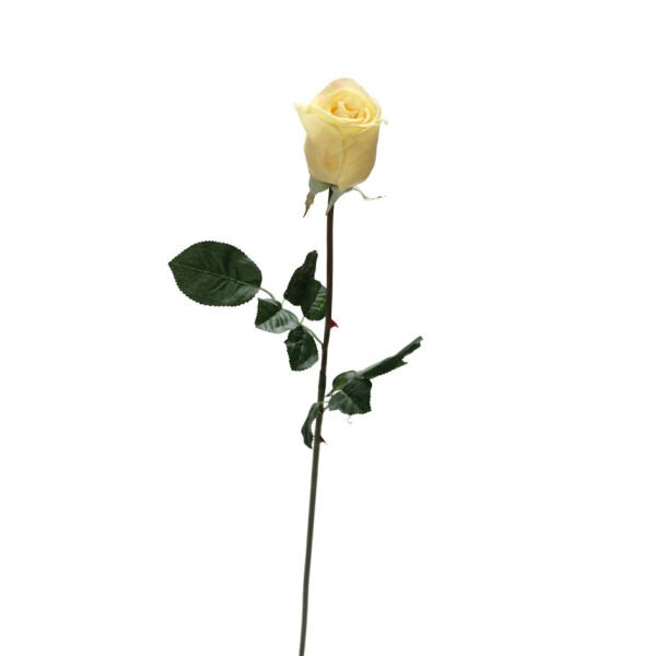 Yapay Çiçek Gül 72cm Sarı