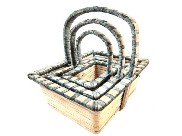 Hasır Sepet 23x16x20cm