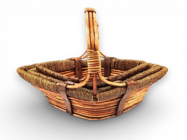 Grand XL Natural Hasır Sepet 56x30x40cm