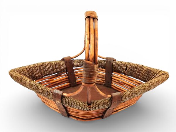 Grand XL Natural Hasır Sepet 56x30x40cm