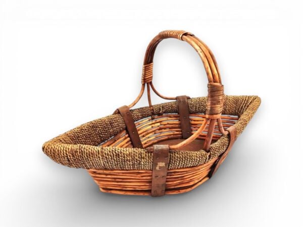 Grand (L) Natural Hasır Sepet 47x23x35cm