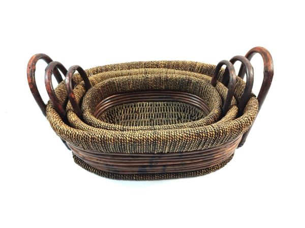 Hasır Sepet 44x34x14cm