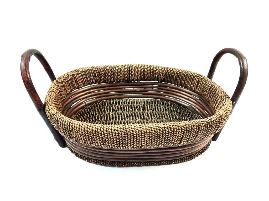 Hasır Sepet 36x28x12cm
