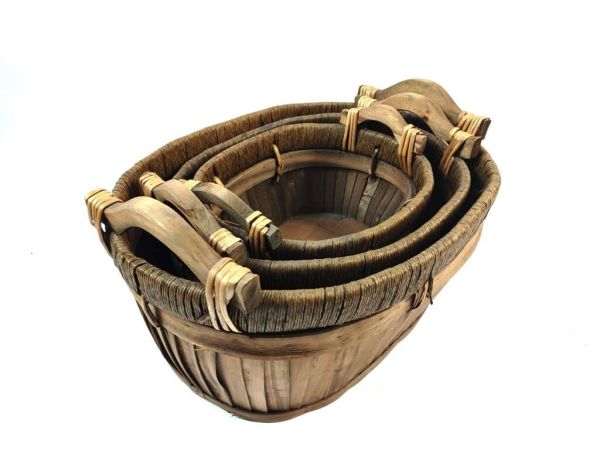 Hasır Sepet 27x23x15cm