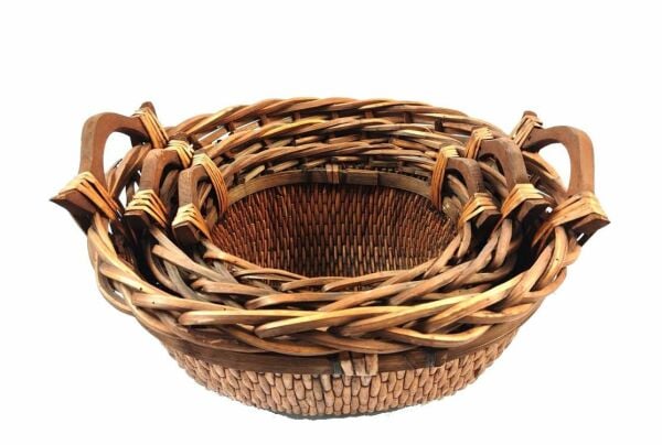 Hasır Sepet 38x32x20cm