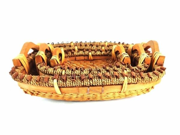 Hasır Sepet 30x24x8cm