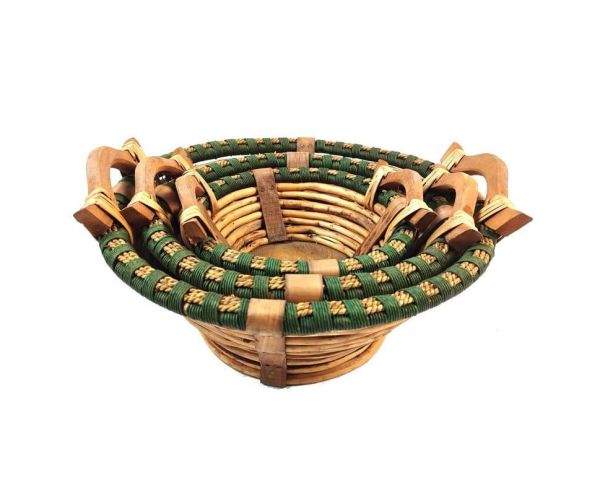 Hasır Sepet 24x24x11cm