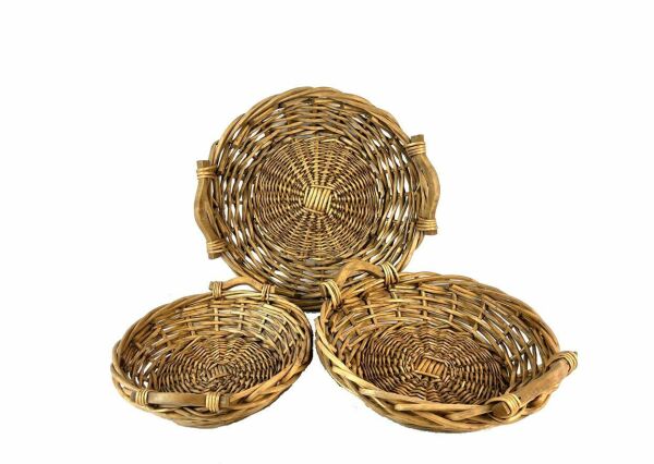 Hasır Sepet 33x33x13cm