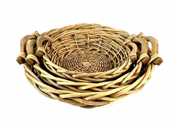 Hasır Sepet 33x33x13cm