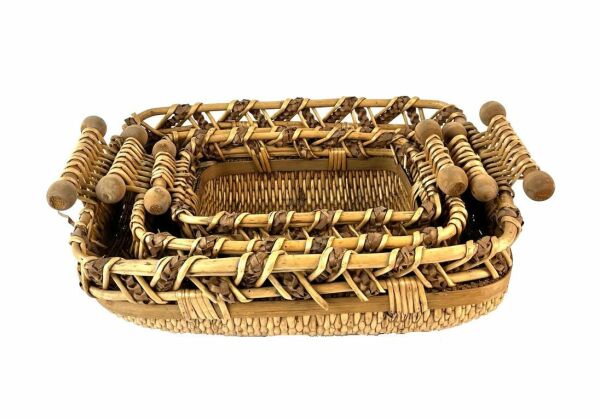 Hasır Sepet 42x25x14cm