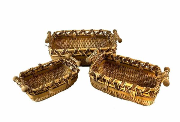 Hasır Sepet 34x19x13cm