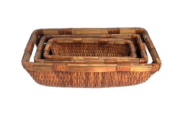 Hasır Sepet 54x27x15cm