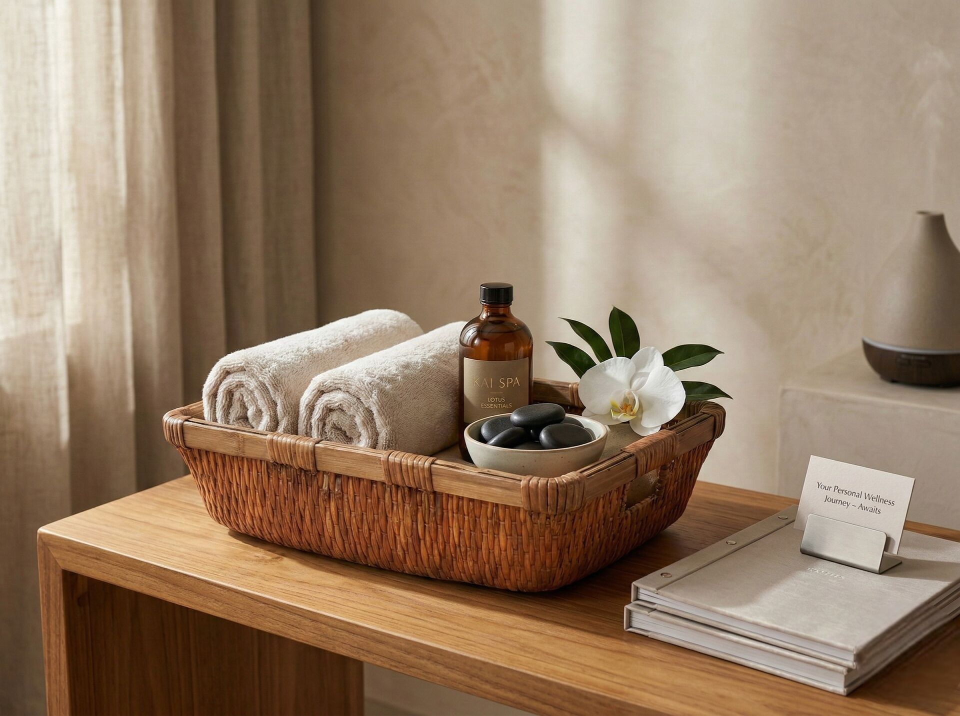 Dekoratif Dikdörtgen Hasır Sepet Düzenleyici Natural Organizer 54cm