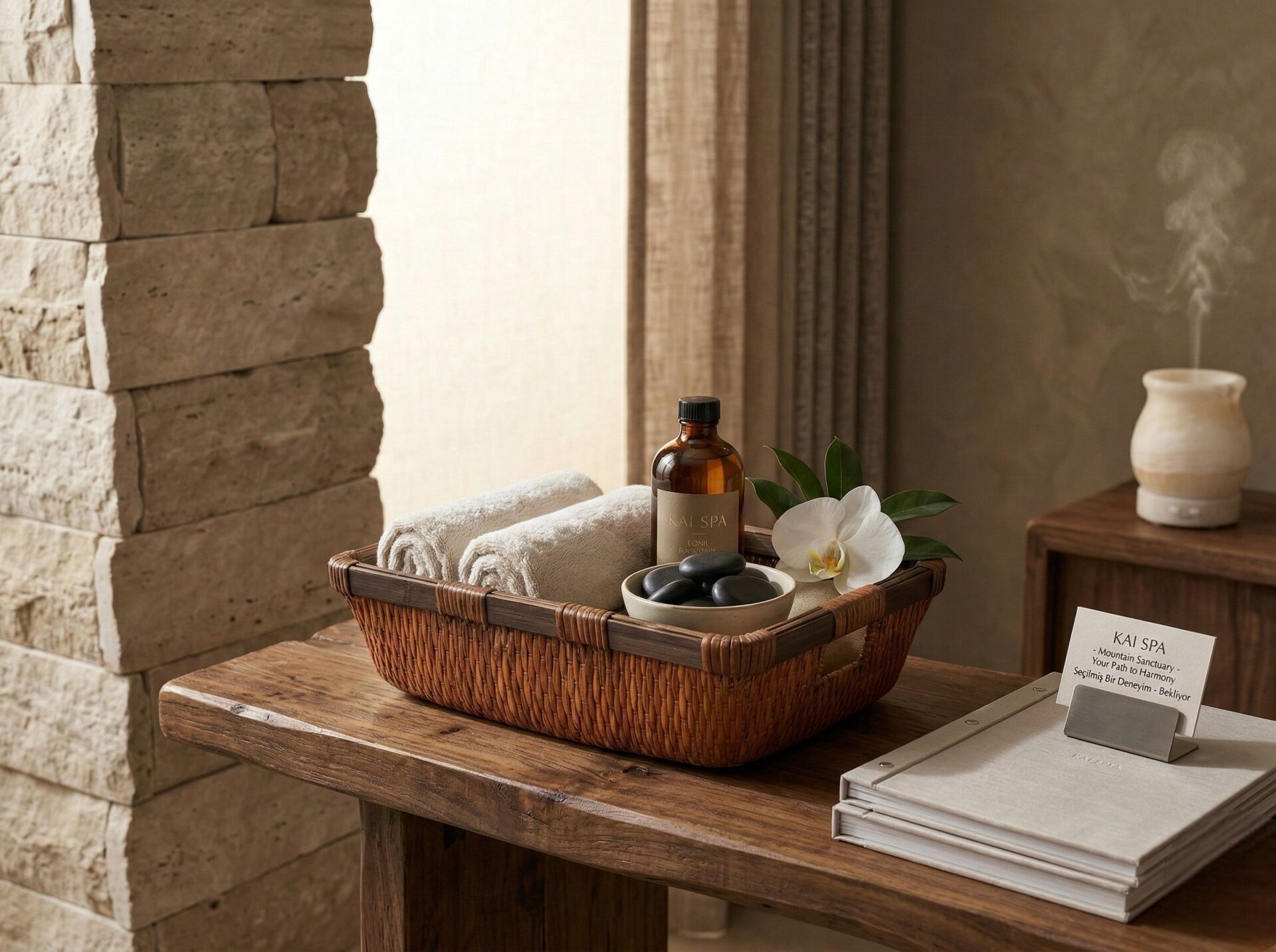 Dekoratif Dikdörtgen Hasır Sepet Düzenleyici Natural Organizer 38cm