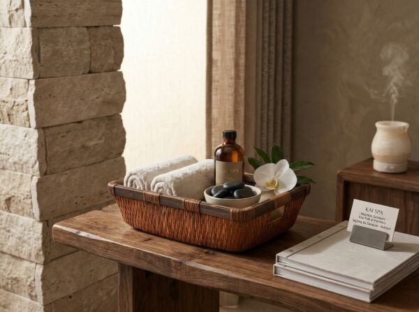 Dekoratif Dikdörtgen Hasır Sepet Düzenleyici Natural Organizer 38cm