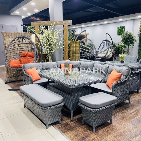 Annapark Marbella Balkon Bahçe Köşe Takımı