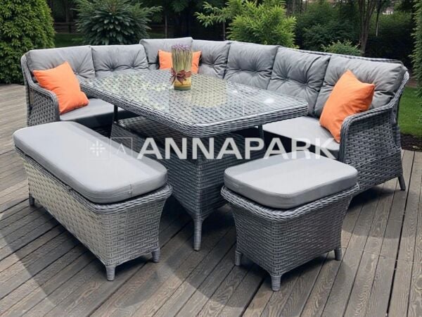 Marbella Balkon Bahçe Köşe Takımı