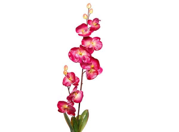 Mor Yapay Phalaenopsis Orkide Dalı