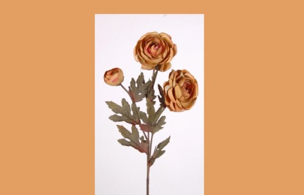 Yapay Çiçek Kamelya 76cm Copper