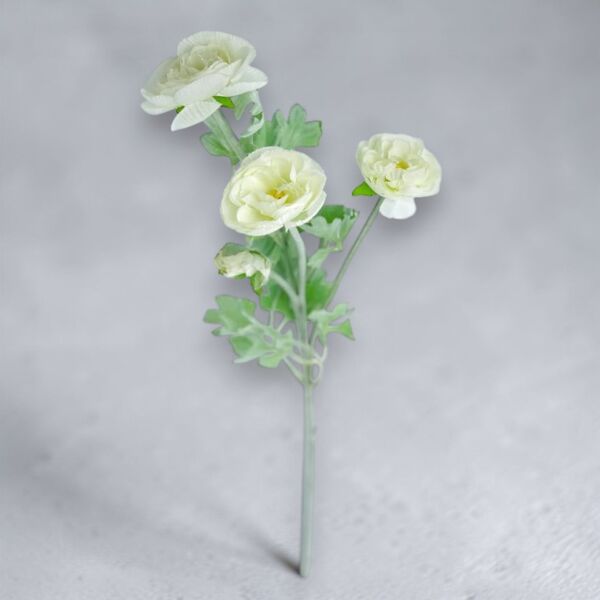 Yapay Kamelya Tek Dal - Beyaz