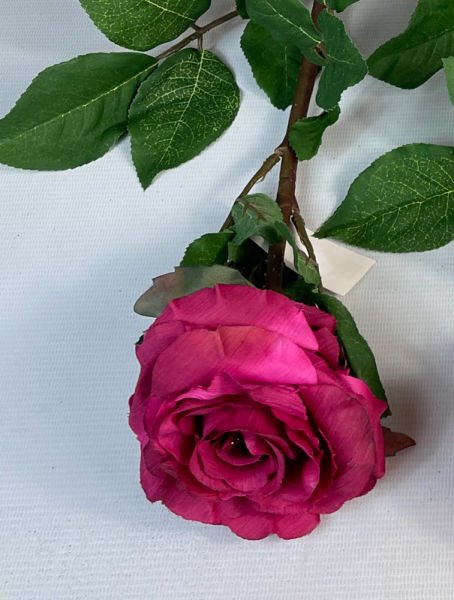 Yapay Çiçek Gül Koyu Kırmızı