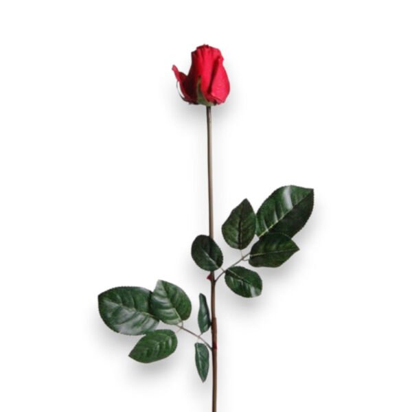 Yapay Kırmızı Gül Tek Dal (72 cm)